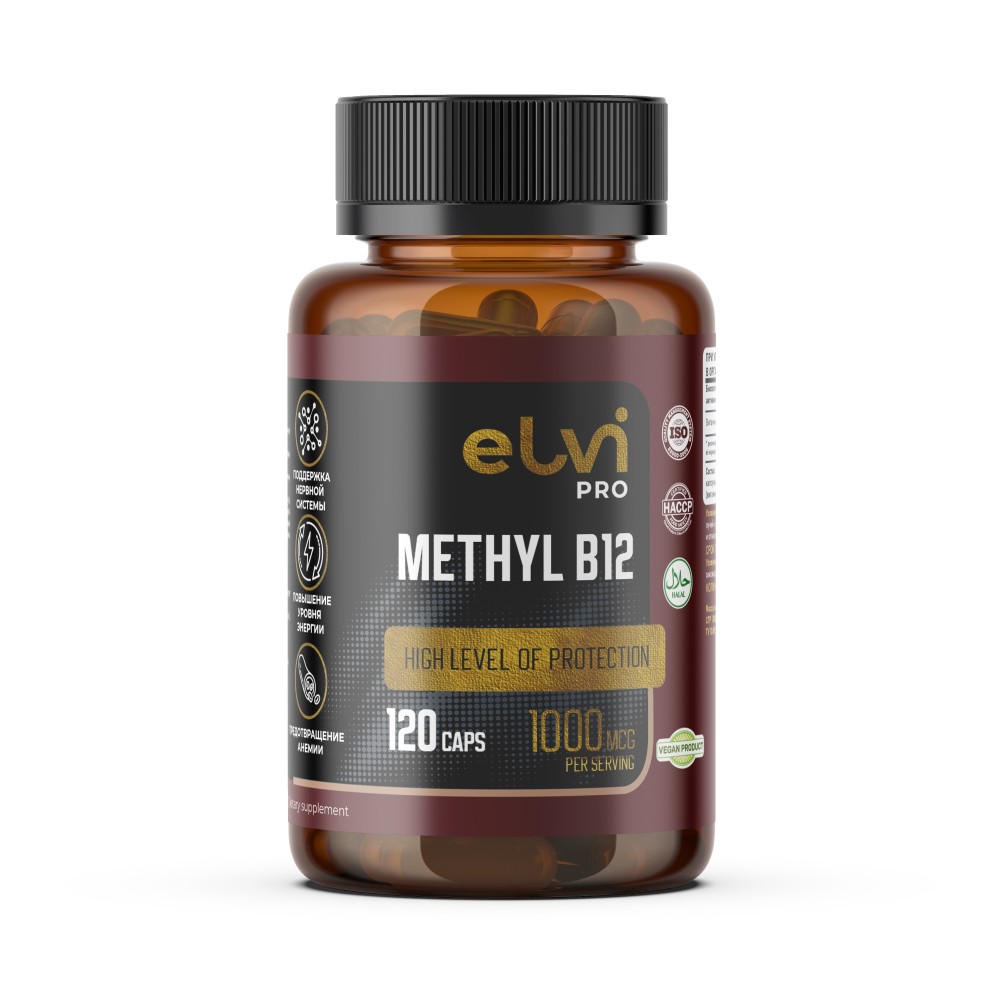 Элви про метилкобаламин 1000мкг капс №120