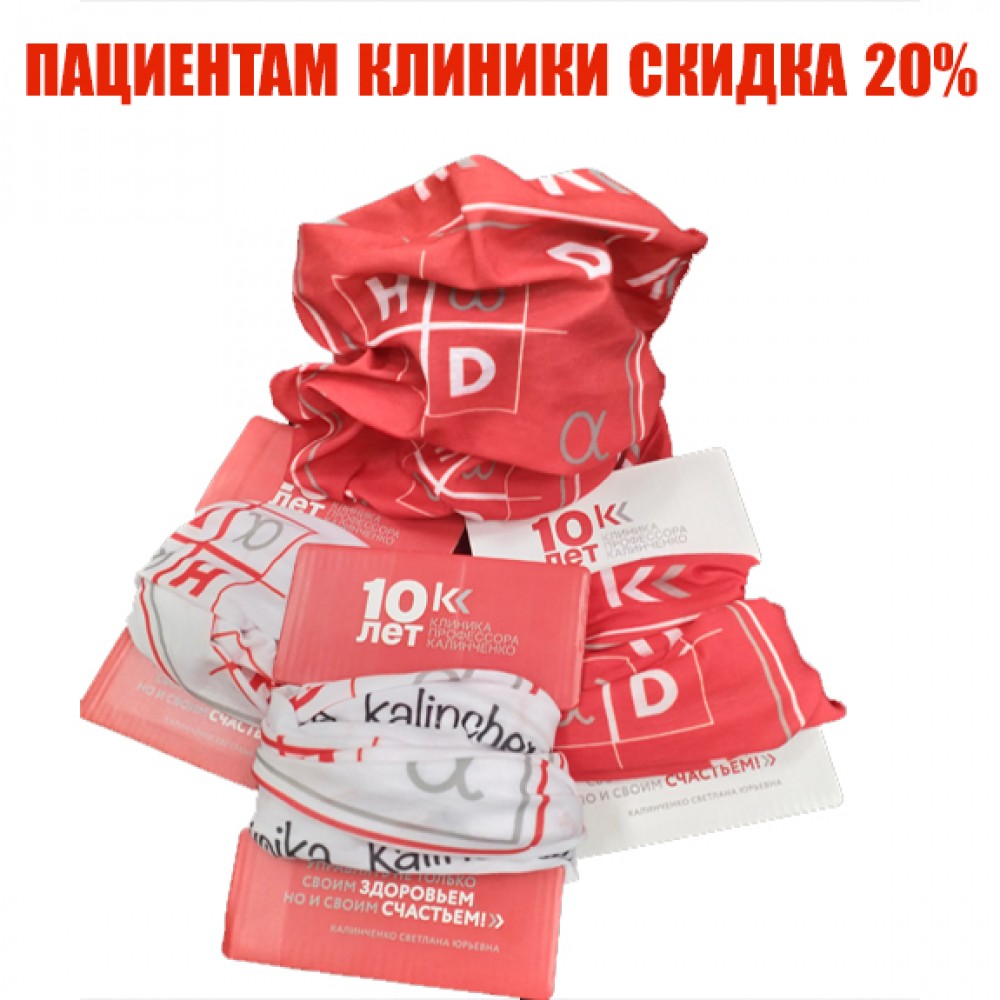 Повязка бандана с логотипом КПК Повязка бандана с логотипом КПК