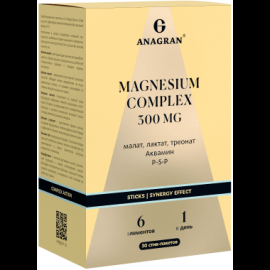 Анагран "Магний комплекс 300мг+В6" №30 стик пак