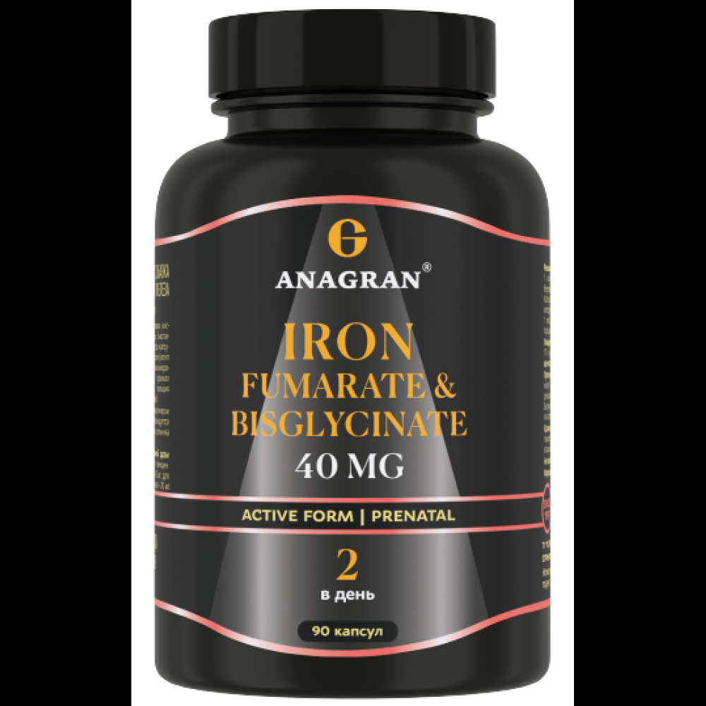 Анагран "Фумарат+хелат железа" №90 капс