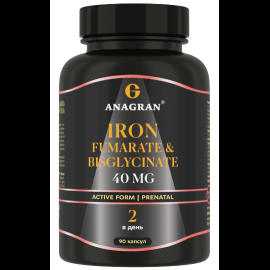 Анагран "Фумарат+хелат железа" №90 капс