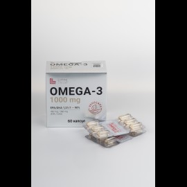 Омега -3  1000 мг. №60 капс. в блист, БАД,  КК/Litte