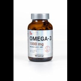 Омега -3  1000 мг. №100  капс. БАД,  КК/Litte