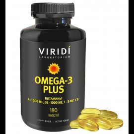 Омега -3 Плюс капс 1300мг №180 (вириди)