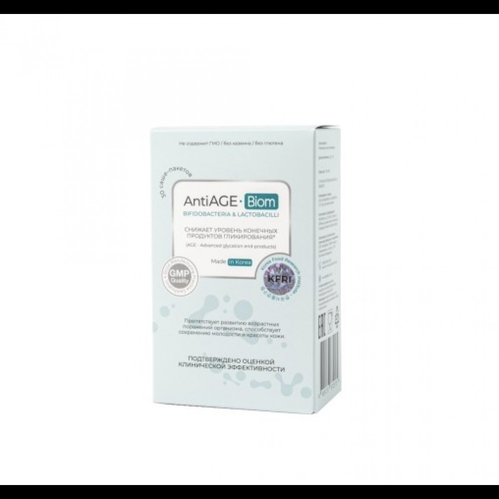 АнтиЭЙДЖ-Биом мультисинбиотик 1,5 гр. саше  № 30