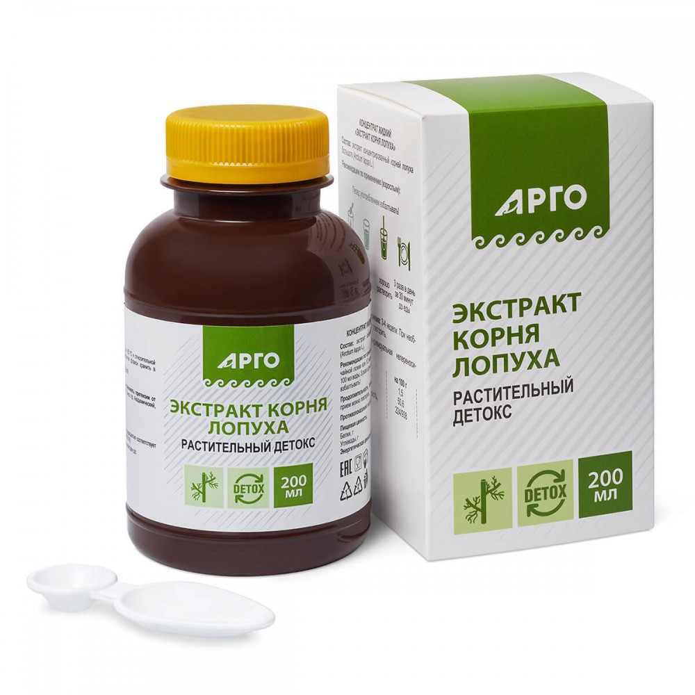 Экстракт корня лопуха АРГО, 200мл